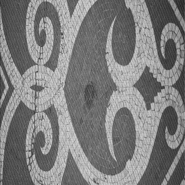 Patterned Dark Gray Rug, pat937gry