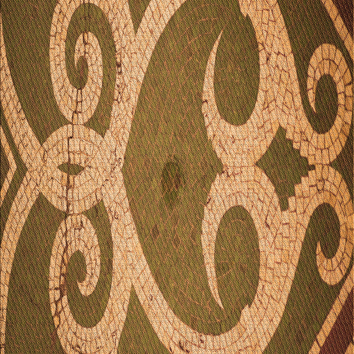 Patterned Orange Rug, pat937org
