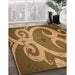 Machine Washable Transitional Orange Rug in a Family Room, wshpat937org