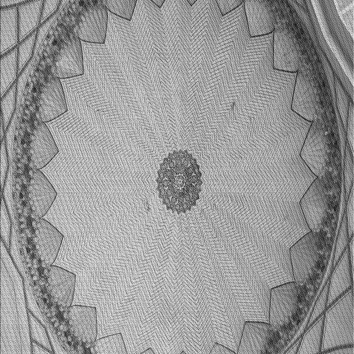 Patterned Smokey Gray Rug, pat938gry