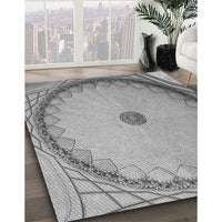 Patterned Smokey Gray Rug, pat938gry