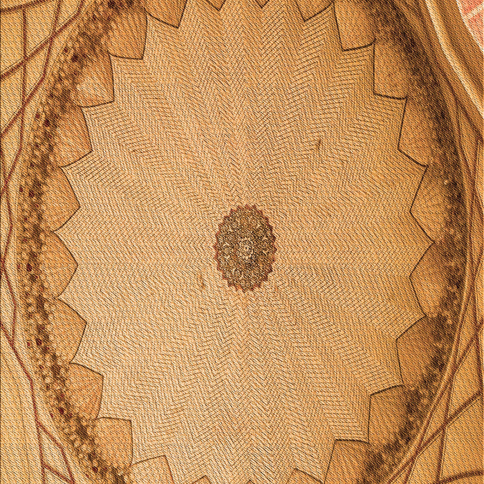 Patterned Orange Rug, pat938org