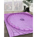 Machine Washable Transitional Violet Purple Rug in a Family Room, wshpat938pur