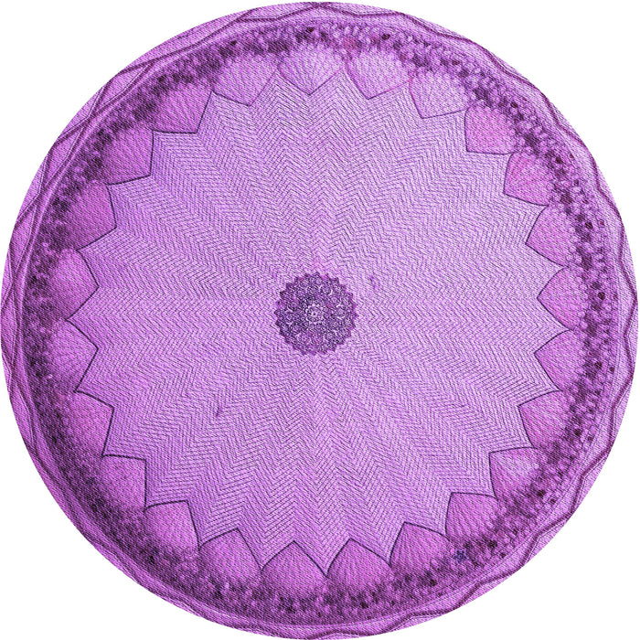 Square Patterned Violet Purple Rug, pat938pur