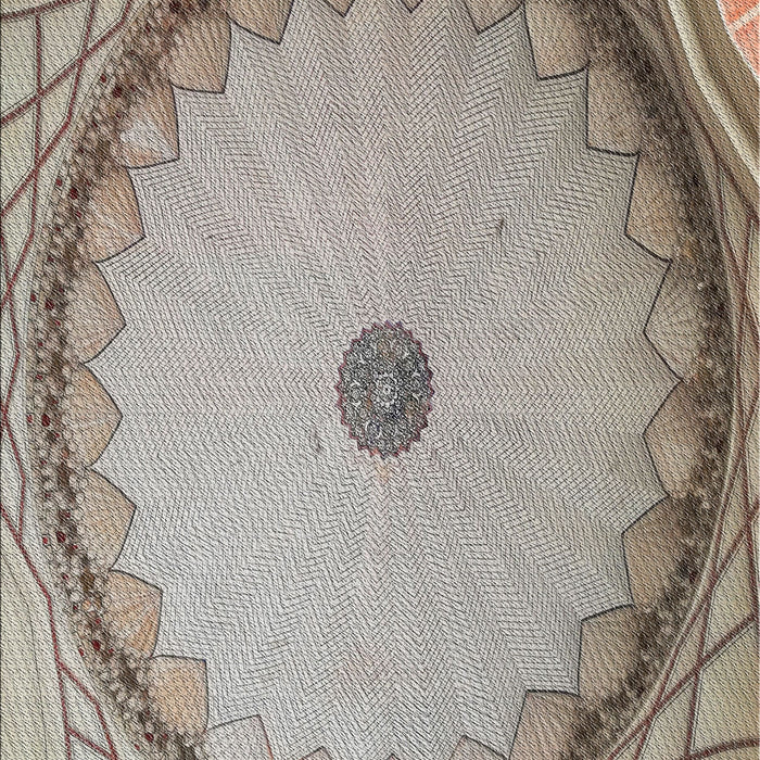 Patterned Brown Novelty Rug, pat938