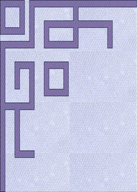 Machine Washable Transitional Lavender Blue Rug, wshpat939blu