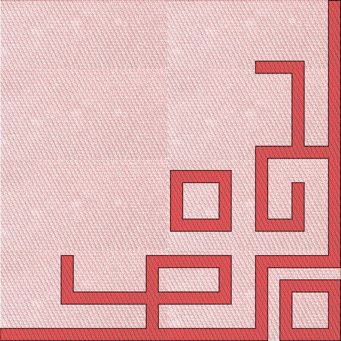 Round Machine Washable Transitional Light Rose Pink Rug, wshpat939rd