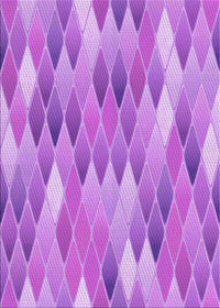 Machine Washable Transitional Violet Purple Rug, wshpat94pur