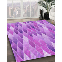 Patterned Violet Purple Rug, pat94pur