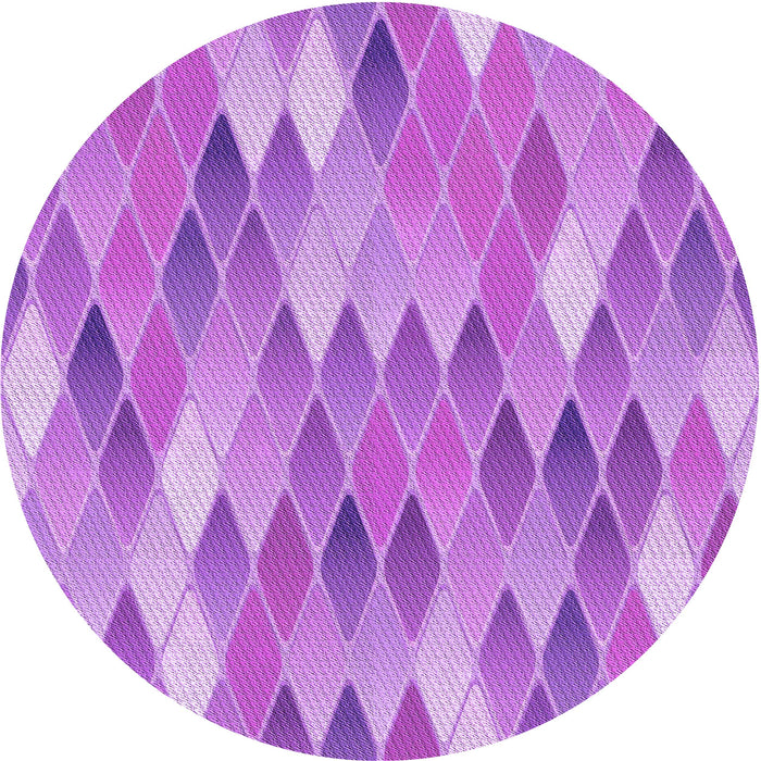 Square Patterned Violet Purple Rug, pat94pur