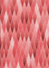 Patterned Ruby Red Rug, pat94rd