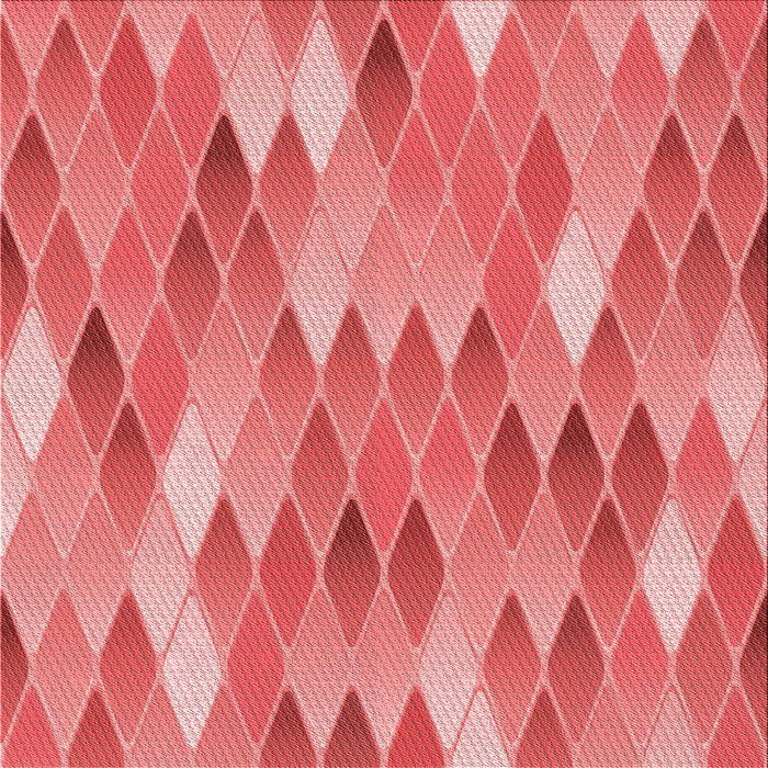 Round Machine Washable Transitional Ruby Red Rug, wshpat94rd