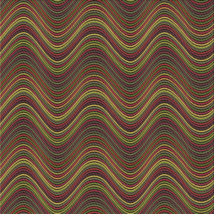 Round Machine Washable Transitional Hazel Green Rug, wshpat941brn