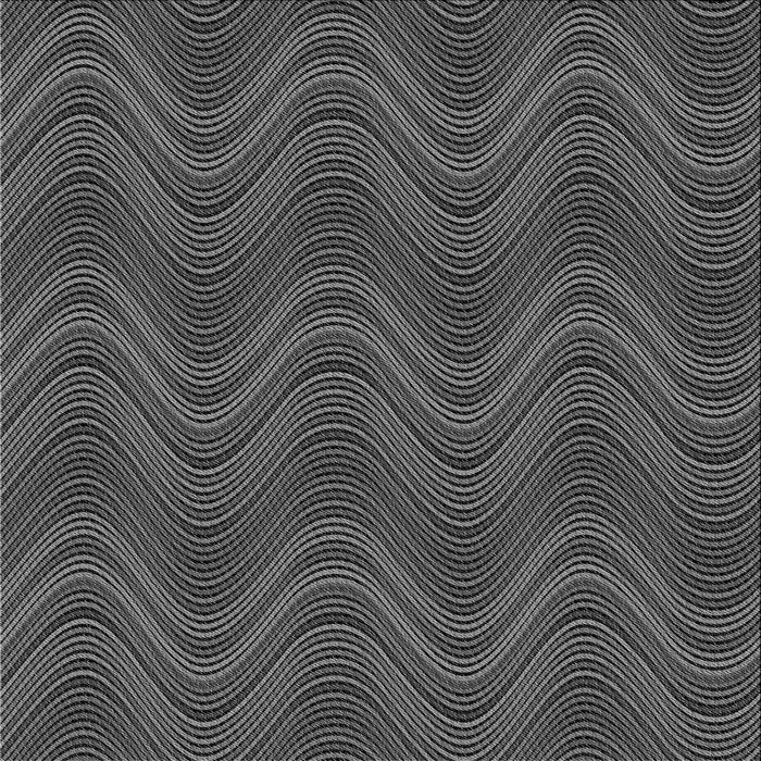 Round Machine Washable Transitional Charcoal Black Rug, wshpat941gry