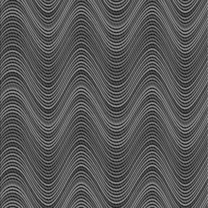 Patterned Charcoal Black Rug, pat941gry