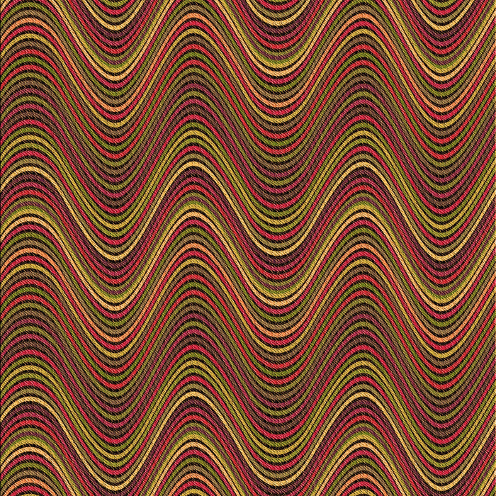 Patterned Saffron Red Rug, pat941org