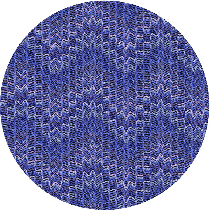 Square Patterned Light Slate Blue Rug, pat942blu