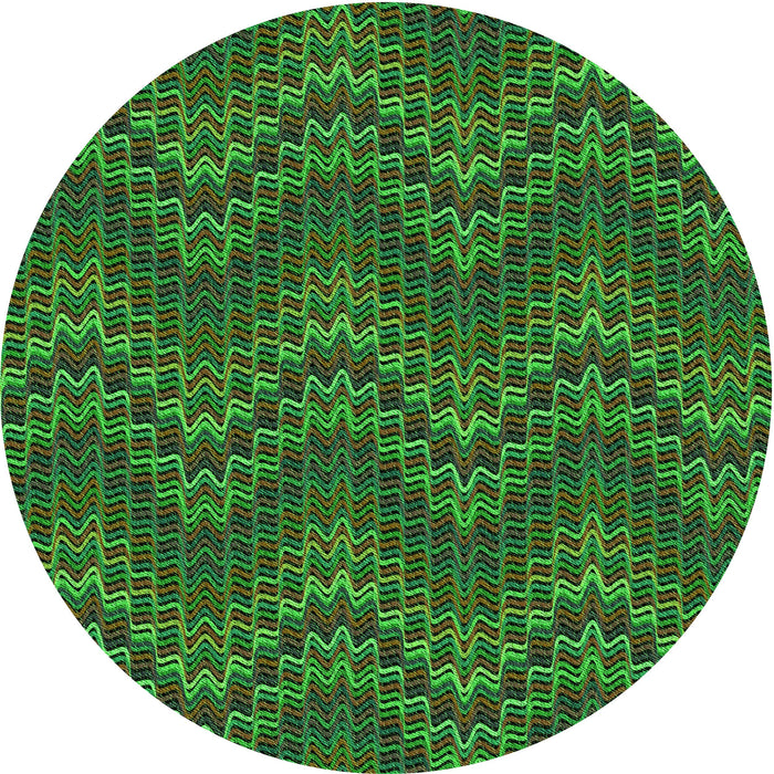 Square Patterned Dark Forest Green Rug, pat942grn