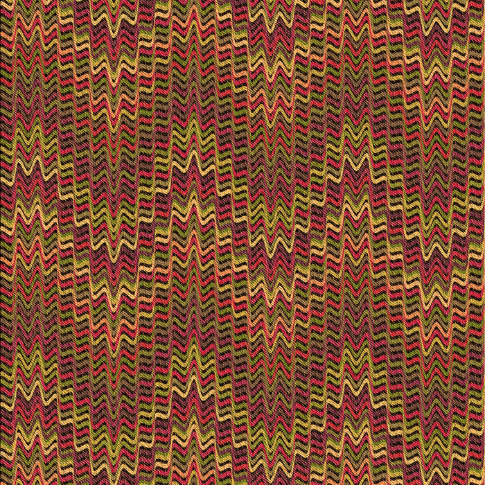 Patterned Saffron Red Rug, pat942org