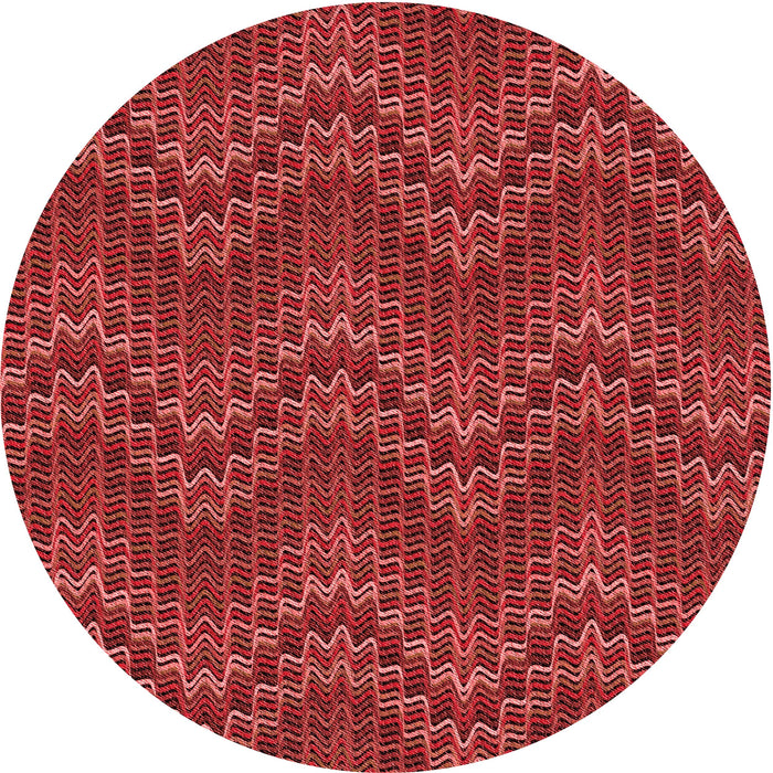 Square Machine Washable Transitional Red Rug in a Living Room, wshpat942rd