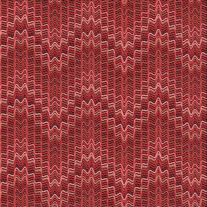 Round Patterned Red Rug, pat942rd