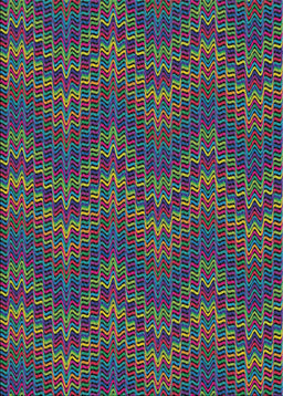 Patterned Mint Green Novelty Rug, pat942