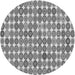 Square Patterned Silver Gray Rug, pat943gry