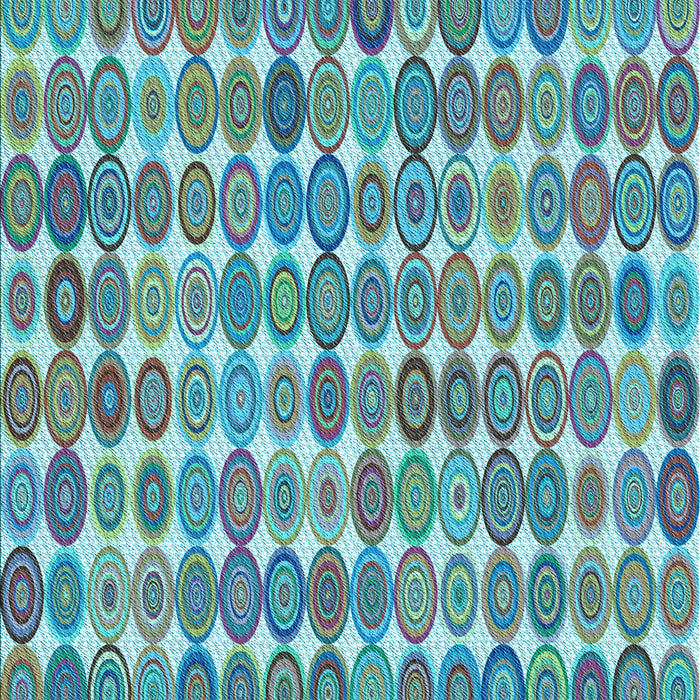 Patterned Green Rug, pat943lblu