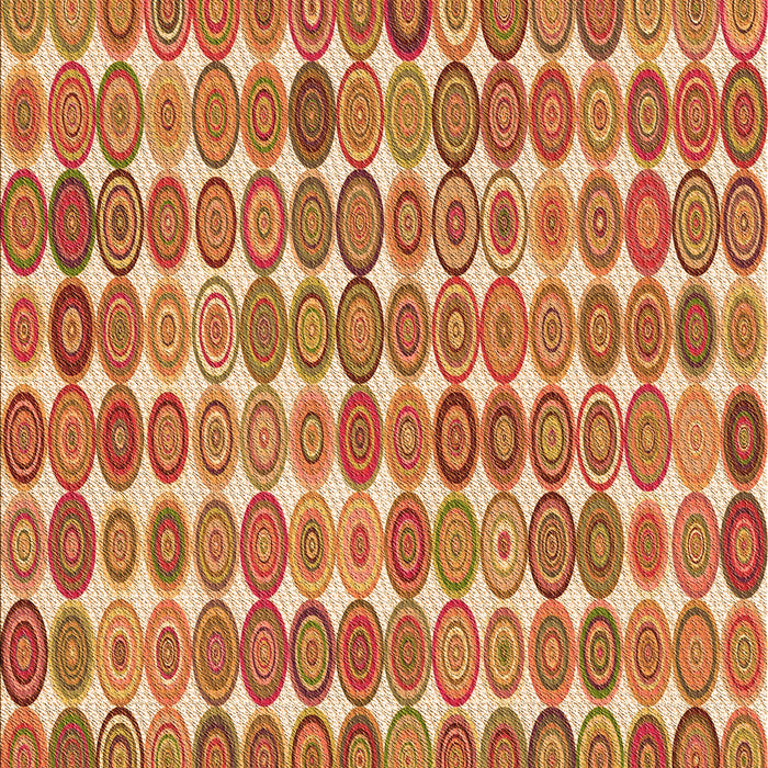 Patterned Yellow Orange Rug, pat943org