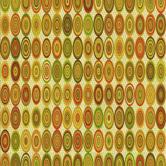 Patterned Golden Brown Yellow Rug, pat943yw