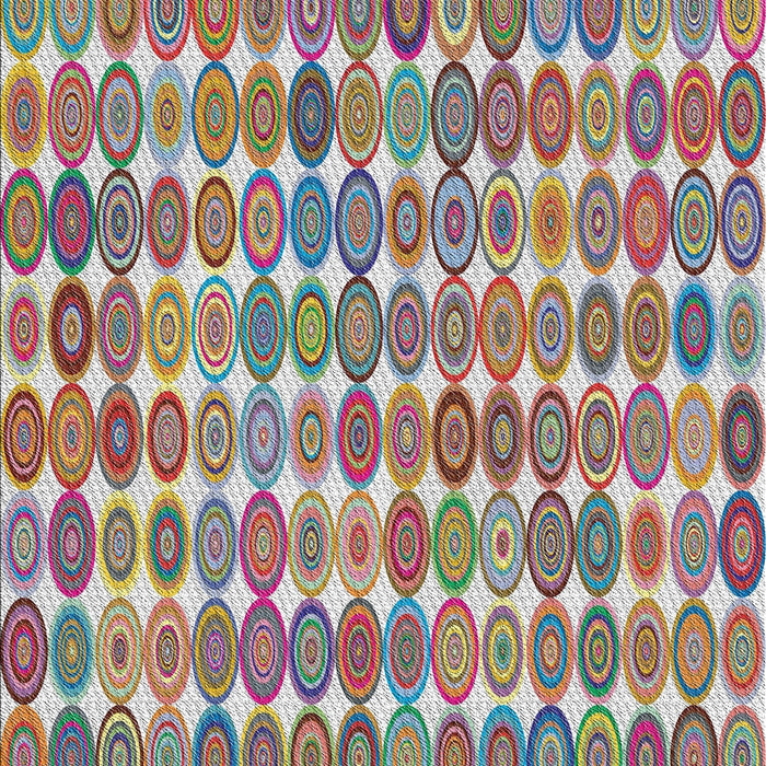 Patterned Rosy Purple Novelty Rug, pat943