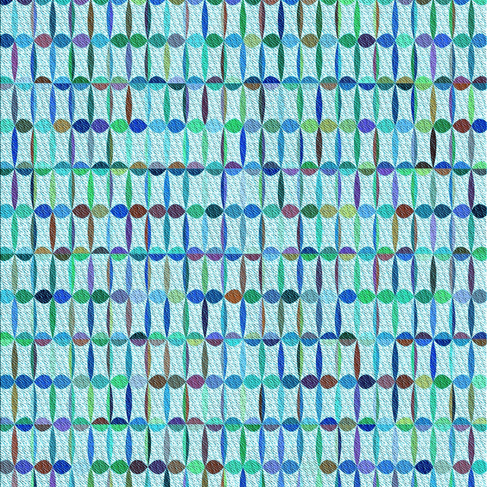 Patterned Blue Ivy Blue Rug, pat944lblu