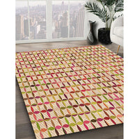 Patterned Orange Rug, pat944org