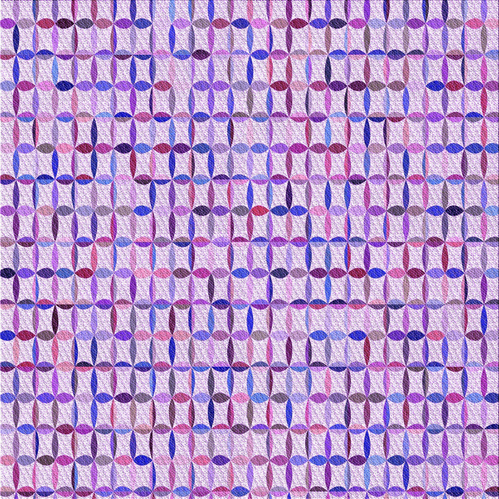 Round Patterned Blossom Pink Rug, pat944pur