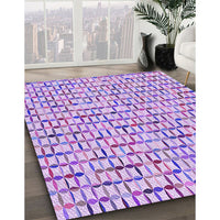 Patterned Blossom Pink Rug, pat944pur