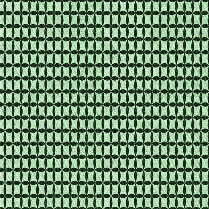 Round Patterned Dark Forest Green Rug, pat945grn