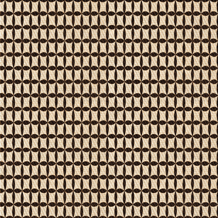 Round Patterned Red Rug, pat945org