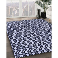 Patterned Night Blue Rug, pat946blu