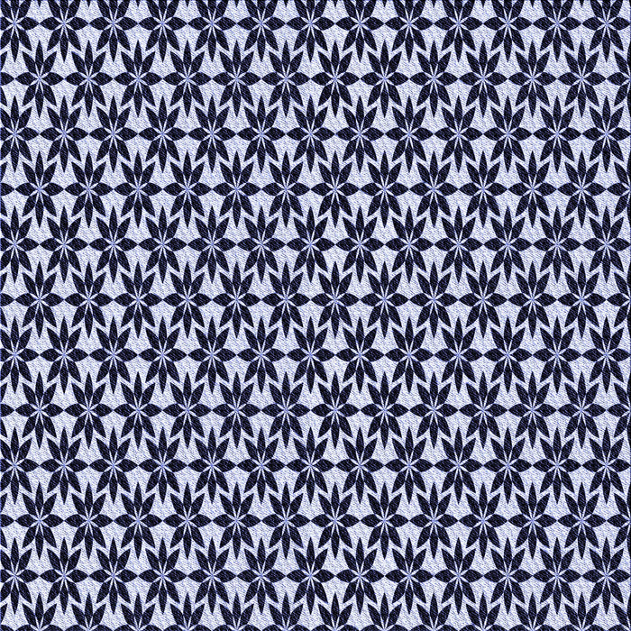 Round Patterned Night Blue Rug, pat946blu