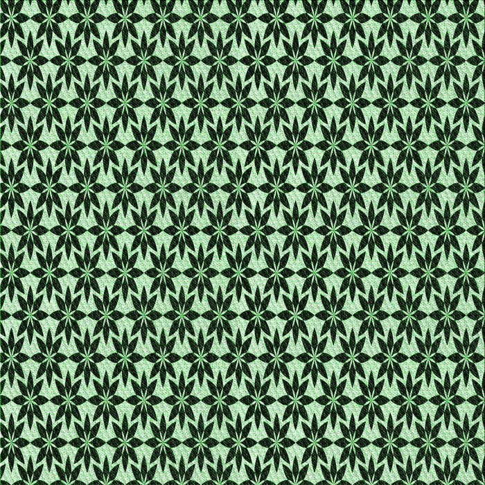 Round Patterned Light Green Rug, pat946grn