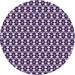 Square Machine Washable Transitional Dark Purple Rug in a Living Room, wshpat946pur