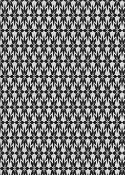Patterned Mid Gray Novelty Rug, pat946