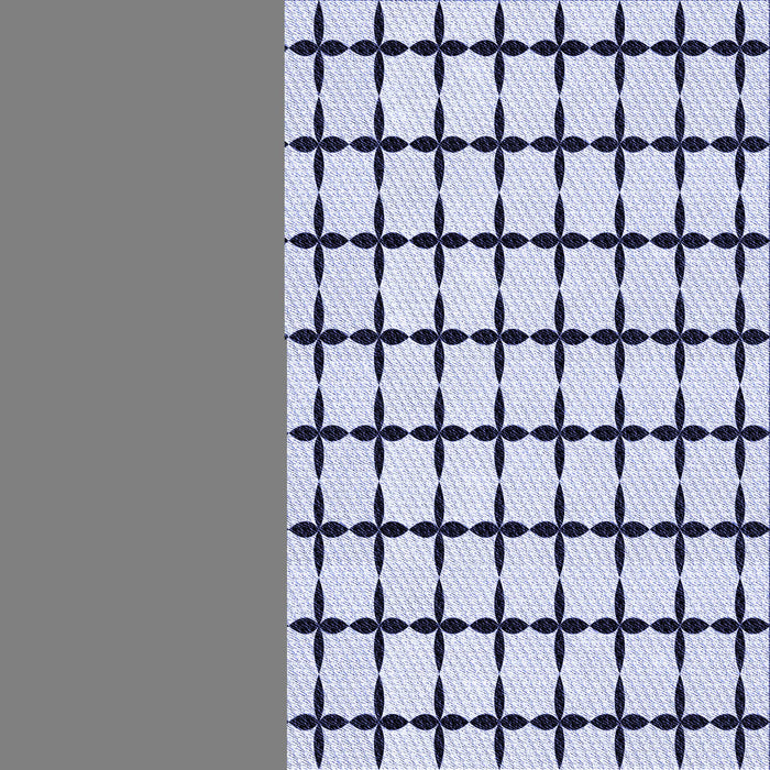 Round Patterned Lavender Blue Rug, pat947blu