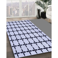 Patterned Lavender Blue Rug, pat947blu