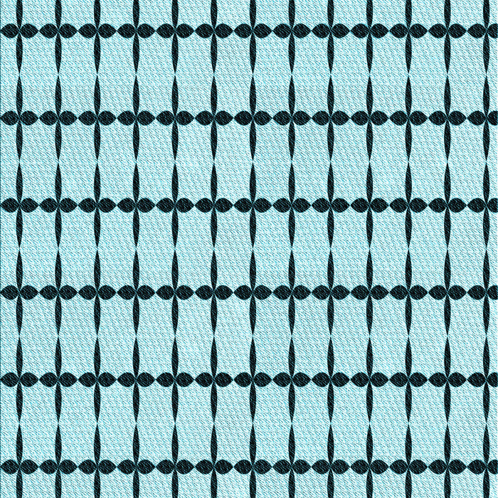 Patterned Deep-Sea Green Rug, pat947lblu