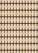 Patterned Sienna Brown Rug, pat947org