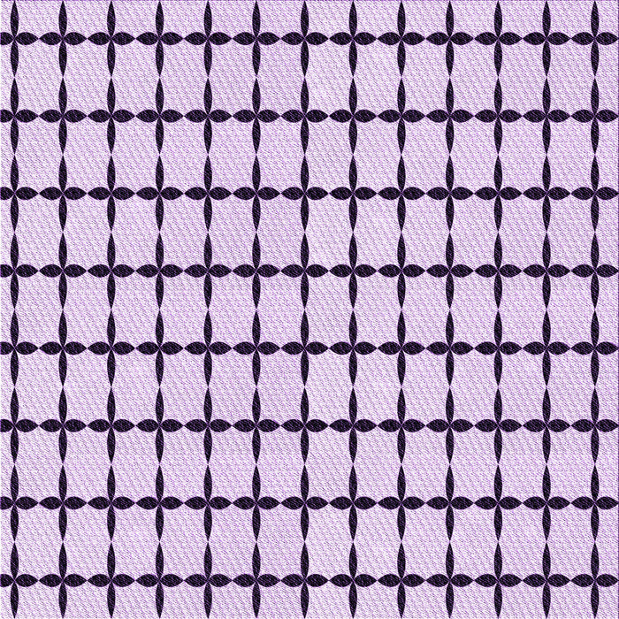 Round Patterned Orchid Purple Rug, pat947pur