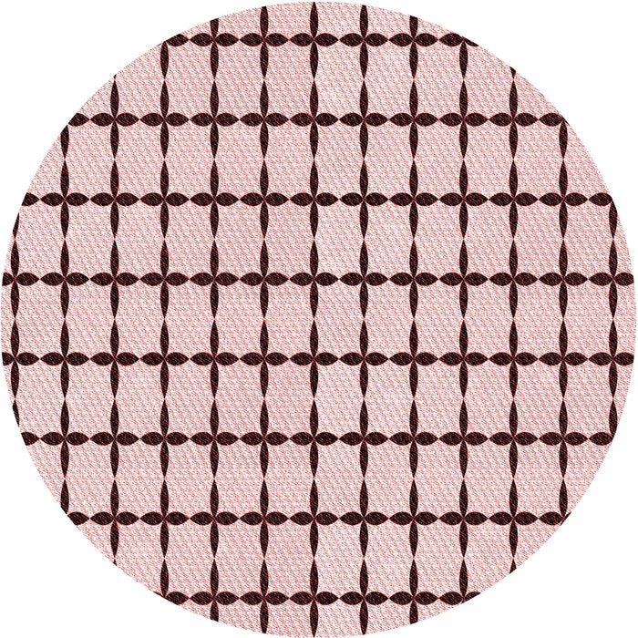 Square Machine Washable Transitional Light Rose Pink Rug in a Living Room, wshpat947rd