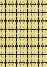 Machine Washable Transitional Mustard Yellow Rug, wshpat947yw