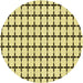 Square Patterned Mustard Yellow Rug, pat947yw